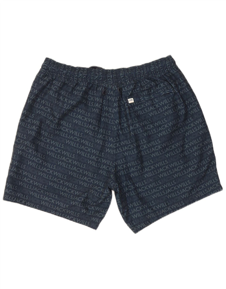 Jack Wills Short de bain pour homme Taille L Bleu marine