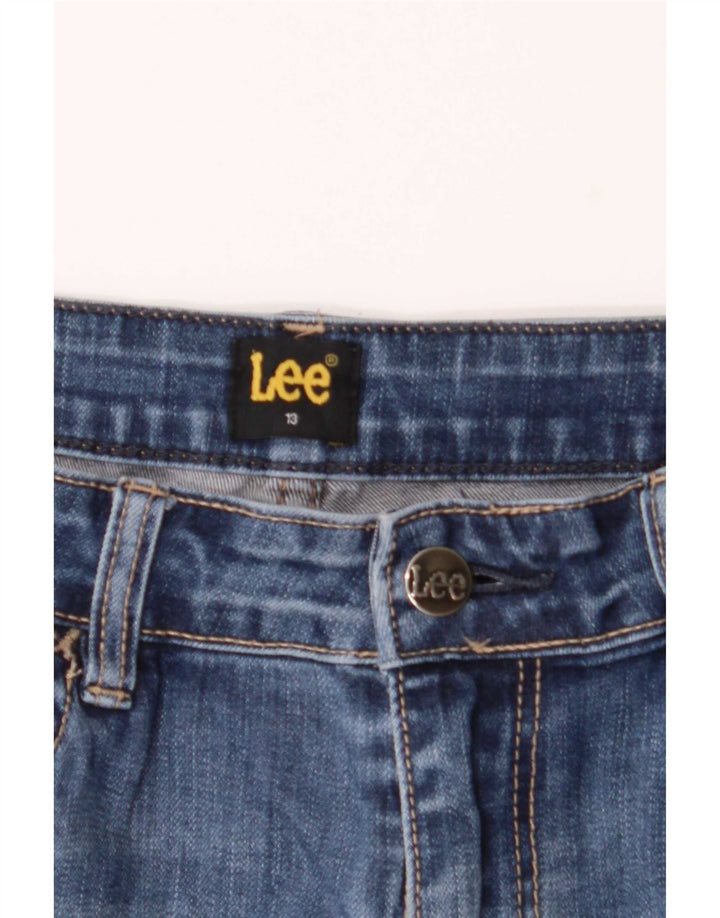 Lee Jeans Bootcut pour femme US 13 Large W32 L33 Bleu Coton