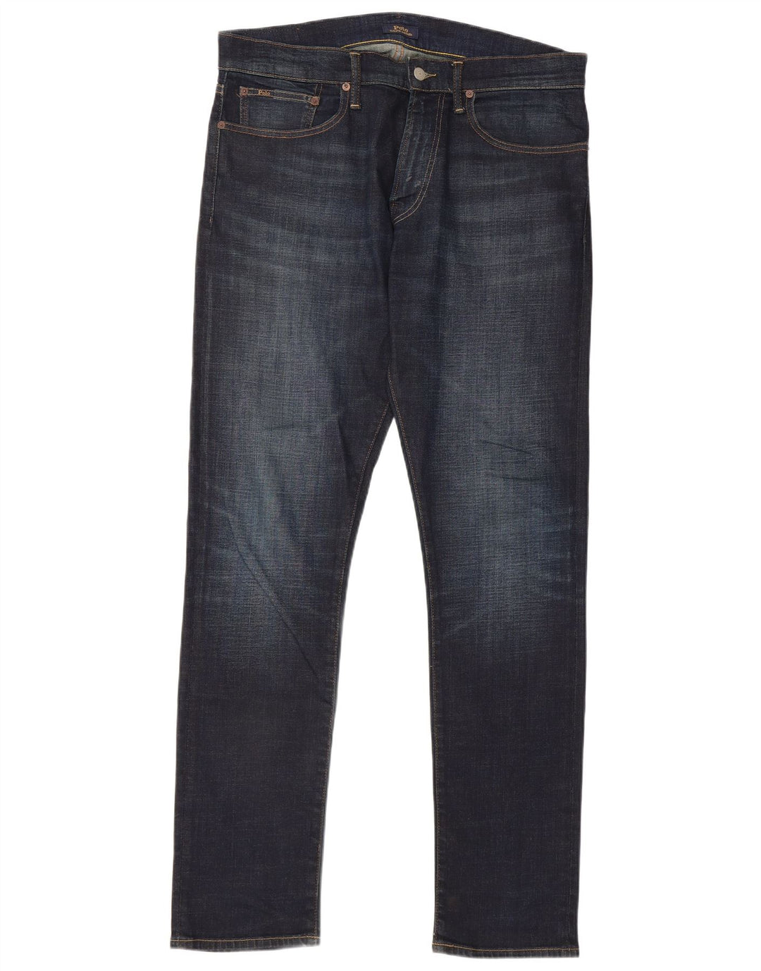 POLO RALPH LAUREN Jean Slim Homme W33 L34 Bleu Marine Coton