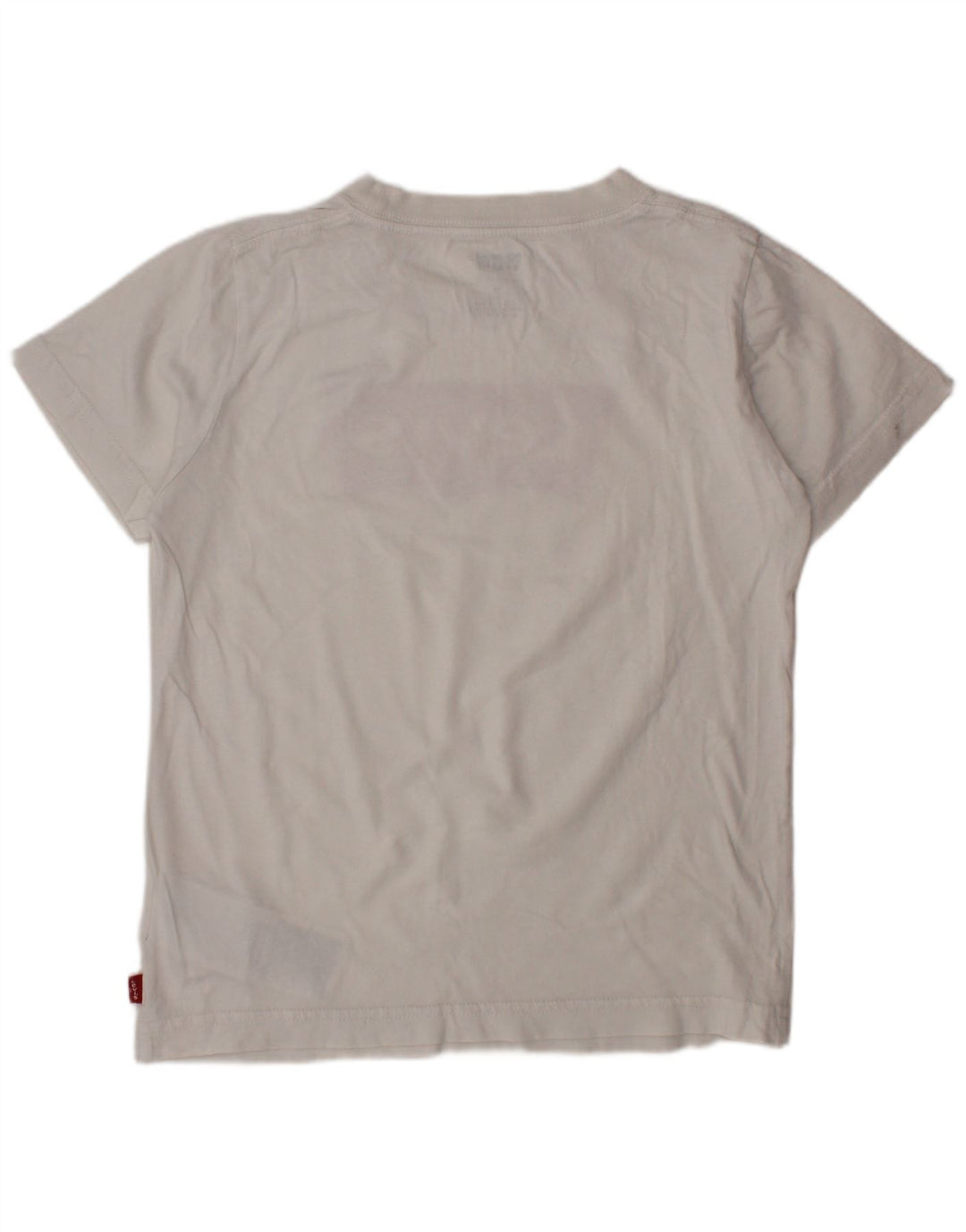 LEVI'S T-Shirt Graphique Garçon 7-8 ans Blanc Coton