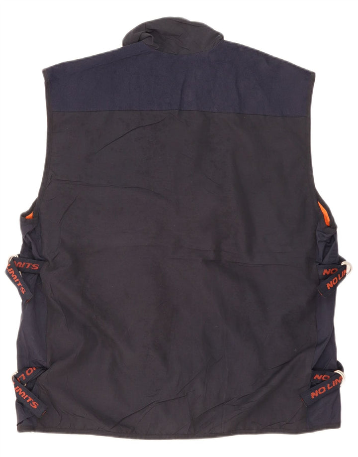 No Limits Gilet utilitaire pour hommes UK 40 Large Bleu Marine Polyester