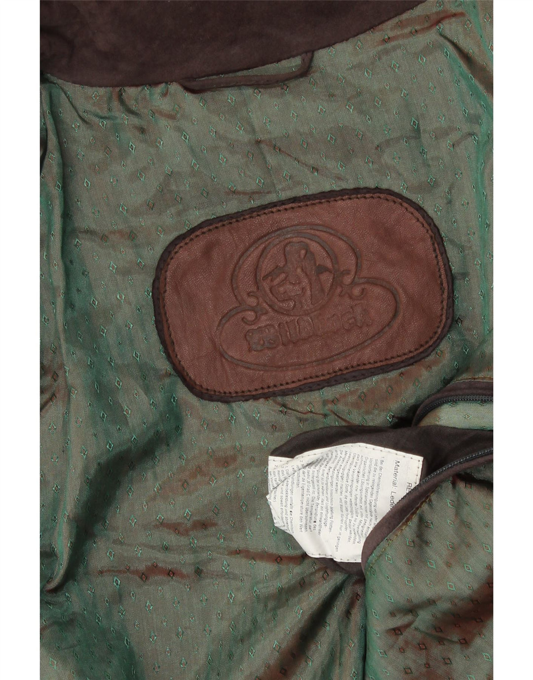 Veste coupe-vent en daim vintage pour homme UK 42 XL Cuir marron