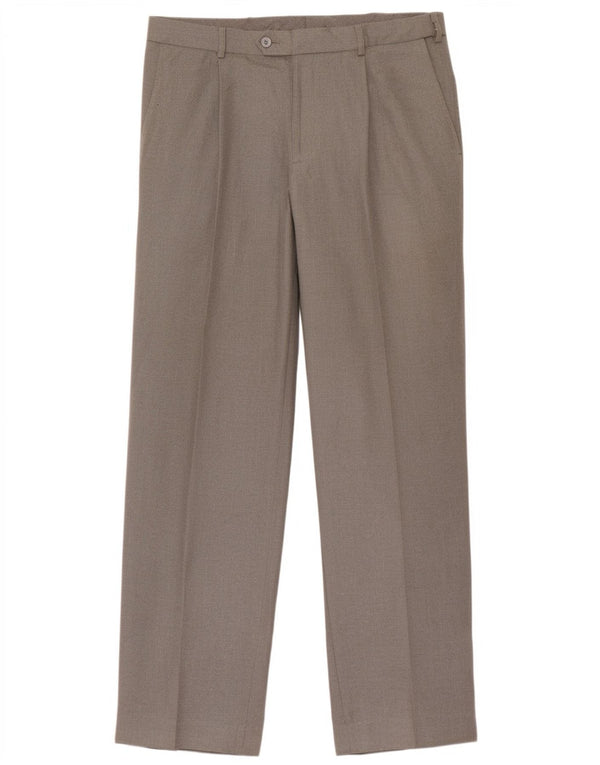 Marks & Spencer Pantalon de costume pour homme W36 L31 Gris Polyester