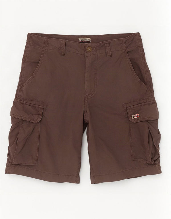Napapijri Short Cargo Homme W32 Large Gris Coton