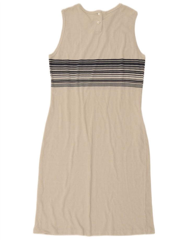 Lacoste Robe moulante femme taille 44 Grand blanc rayé
