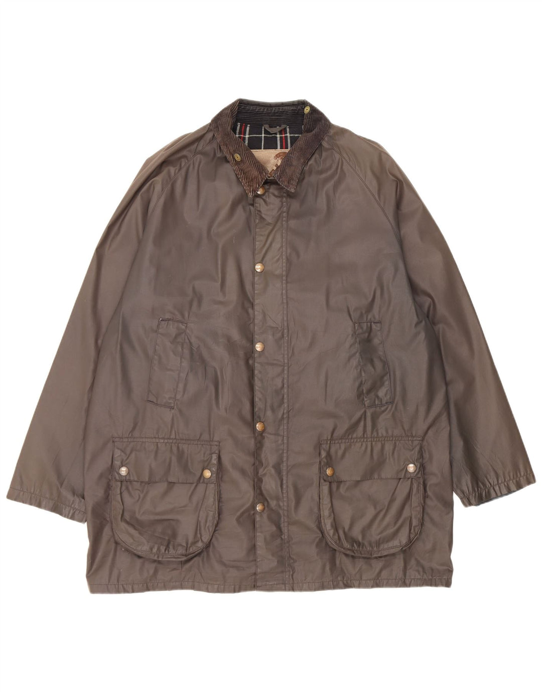 Conbipel Veste en coton ciré pour homme UK 42 XL Kaki Polyester