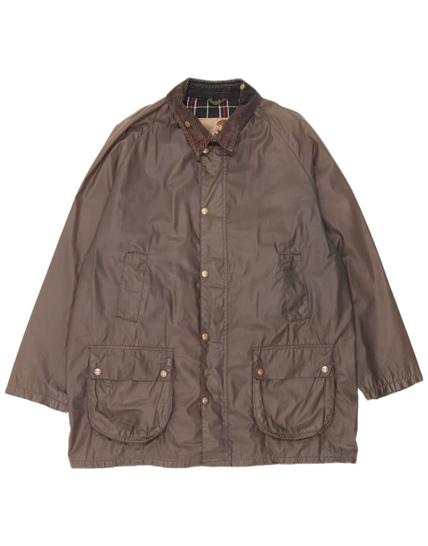 Conbipel Veste en coton ciré pour homme UK 42 XL Kaki Polyester