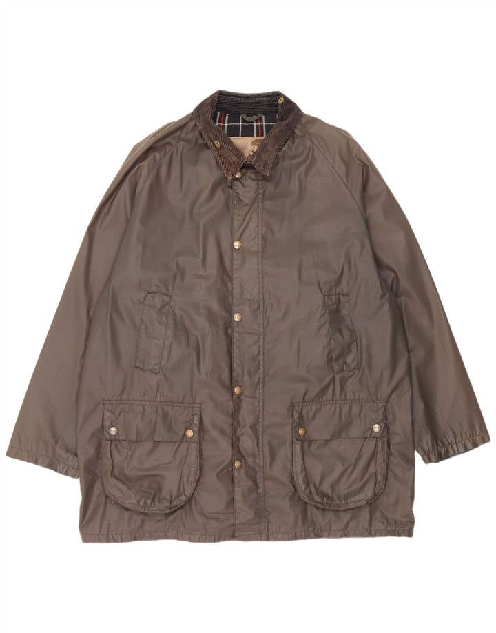 Conbipel Veste en coton ciré pour homme UK 42 XL Kaki Polyester