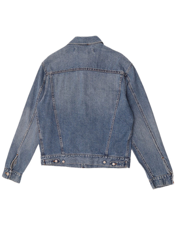 veste en denim homme vintage UK 40 Grand coton bleu
