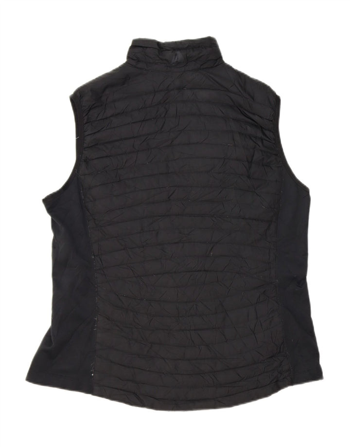 EDDIE BAUER Womens Padded Gilet UK 16 Large Black Polyester Vintage Eddie Bauer and Second-Hand Eddie Bauer from Messina Hembry 