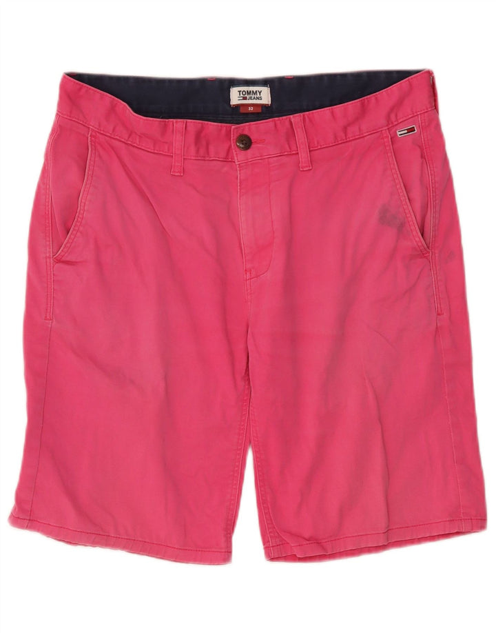 Tommy Hilfiger Short Chino Homme W32 Coton Rose Moyen