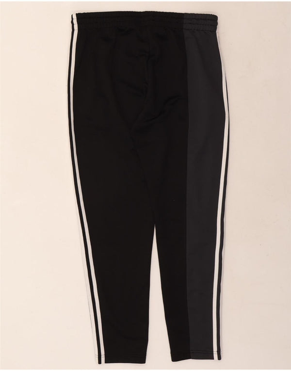 Adidas Pantalon de survêtement pour femme UK 16/18 Large Noir Colourblock Polyester