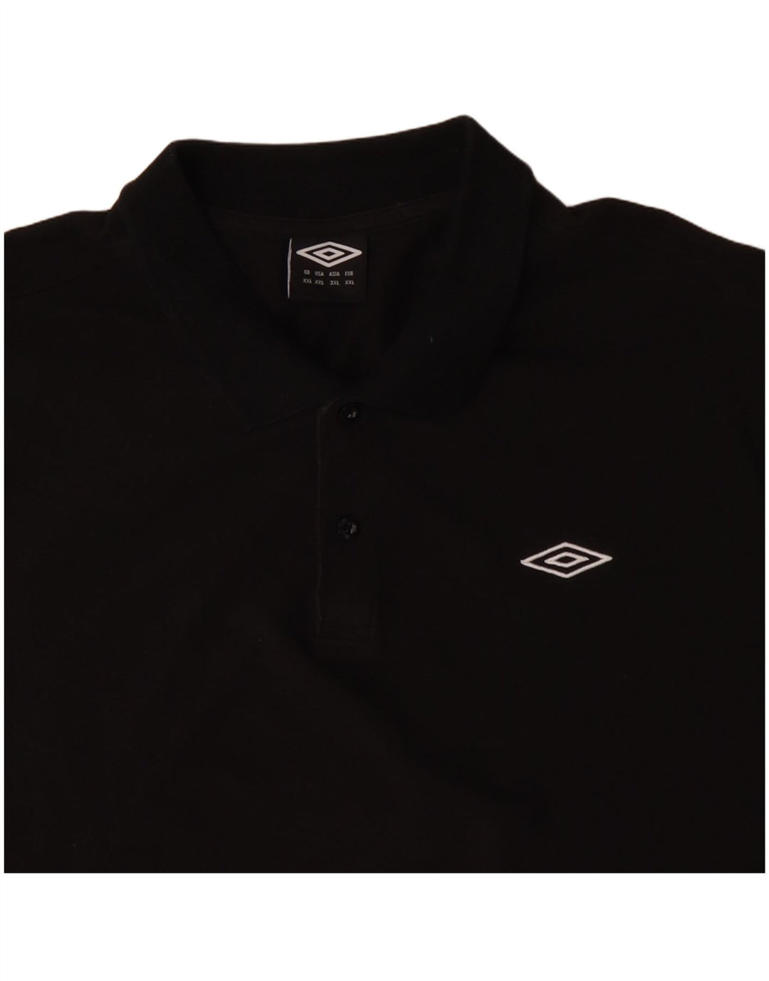 UMBRO Polo Homme 2XL Noir Coton