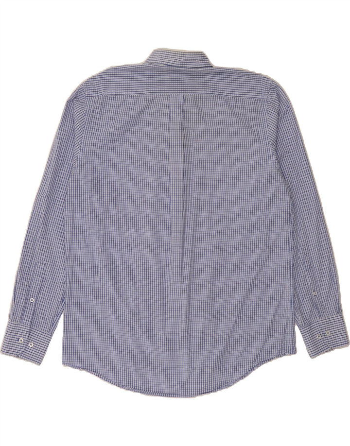 DACK'S Mens Regular Fit Shirt XL Blue Check Cotton Vintage Dack's and Second-Hand Dack's from Messina Hembry 