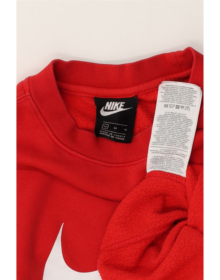 NIKE Sweat-shirt graphique pour homme en coton rouge moyen