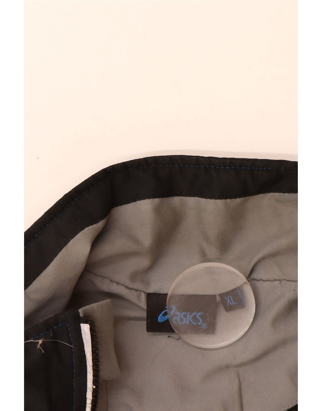 ASICS Veste de survêtement pour homme XL Bleu Colorblock Polyester