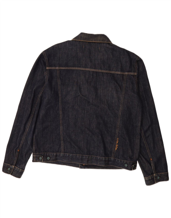 Rifle Veste en Jean Homme UK 44 2XL Bleu Marine Coton