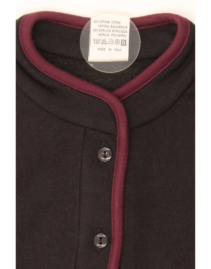 Campagnolo Sweat-shirt graphique surdimensionné pour femme UK 16 Large Noir
