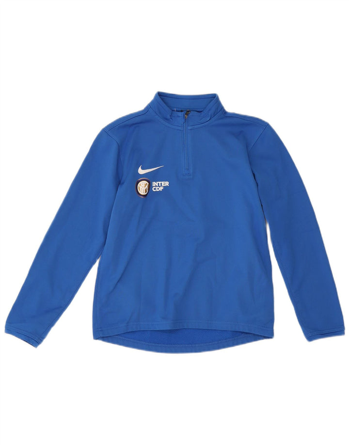 Nike Sweat-shirt graphique Inter Milan pour garçon 10-11 ans Bleu moyen