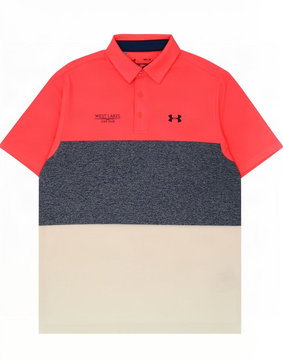 Under Armour Polo Homme Medium Multicolore Colourblock Polyester