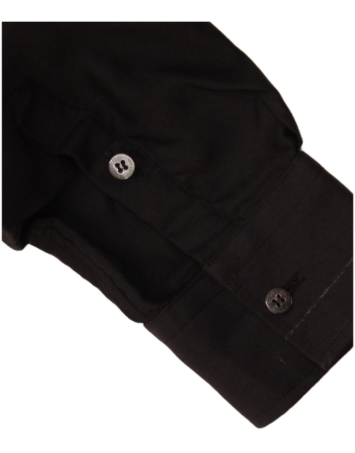 DOLCE & GABBANA Chemise Homme IT 48 Coton Noir Moyen