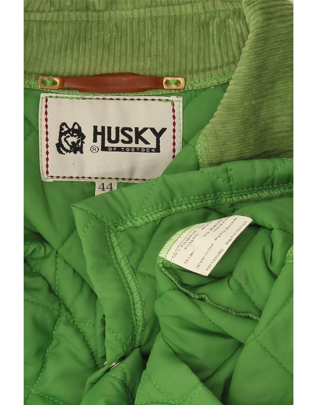Husky Veste matelassée pour homme UK 44 2XL Vert Polyamide