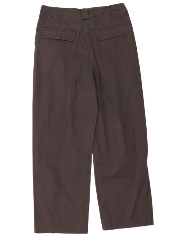 Kookai Pantalon court taille haute pour femme EU 36 Small W28 L26 Marron