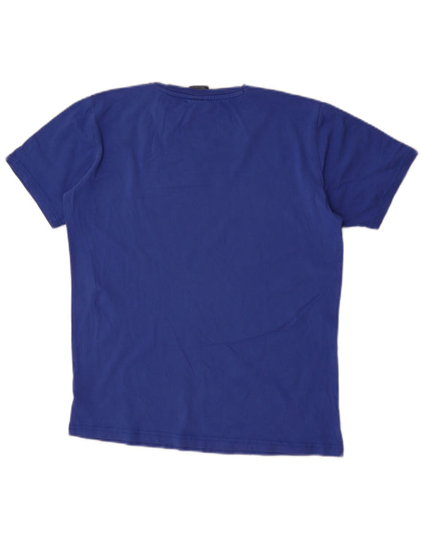 Champion Boys Graphic T-Shirt Top 15-16 Years 2XL Blue Cotton