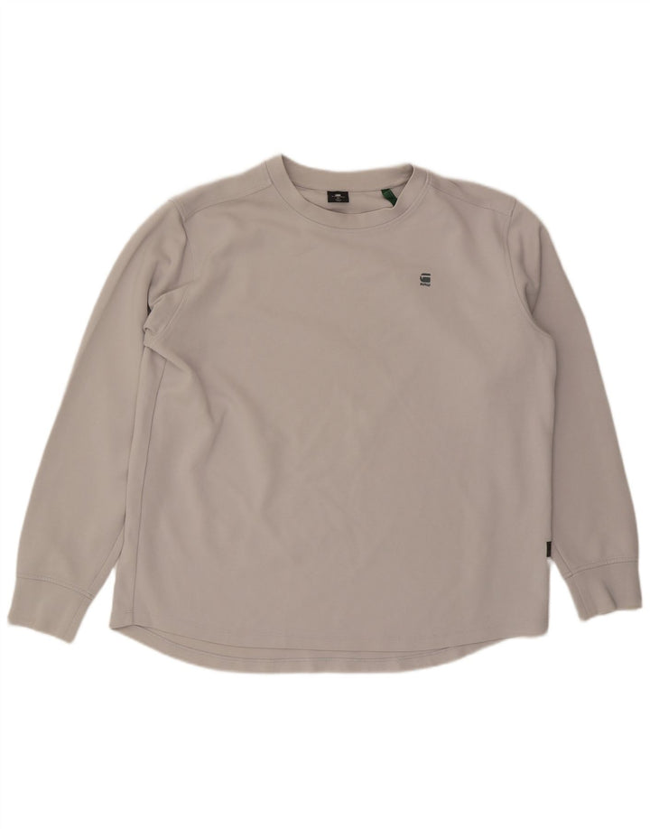 G-Star Homme Top Manches Longues XL Gris Coton