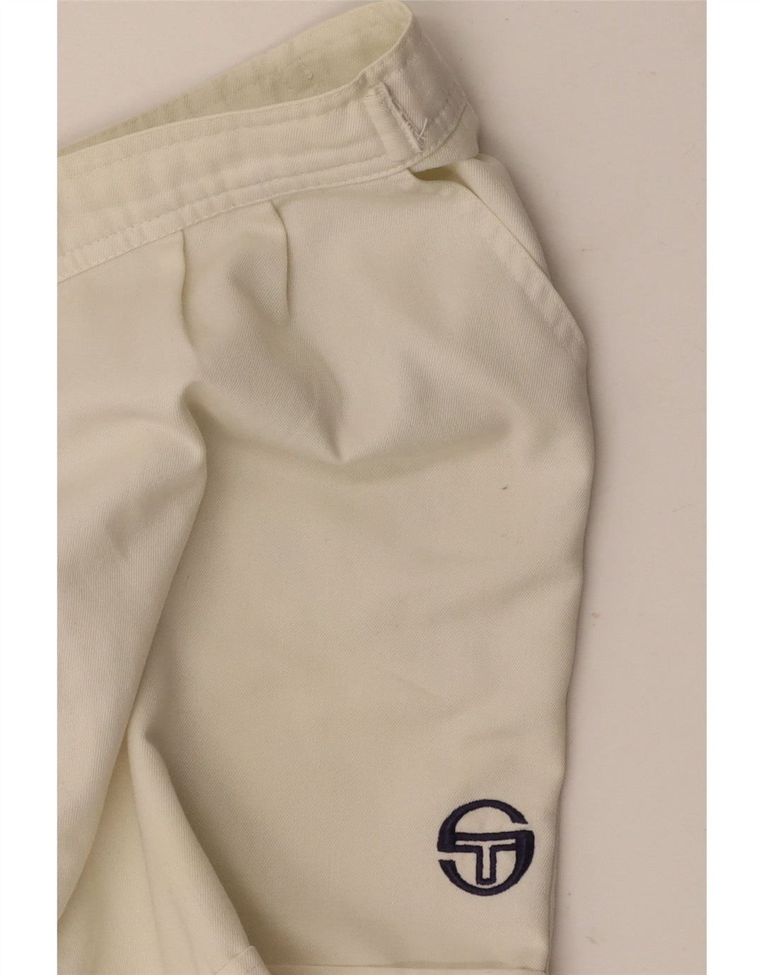 SERGIO TACCHINI Short Chino Femme W36 Large Blanc Cassé