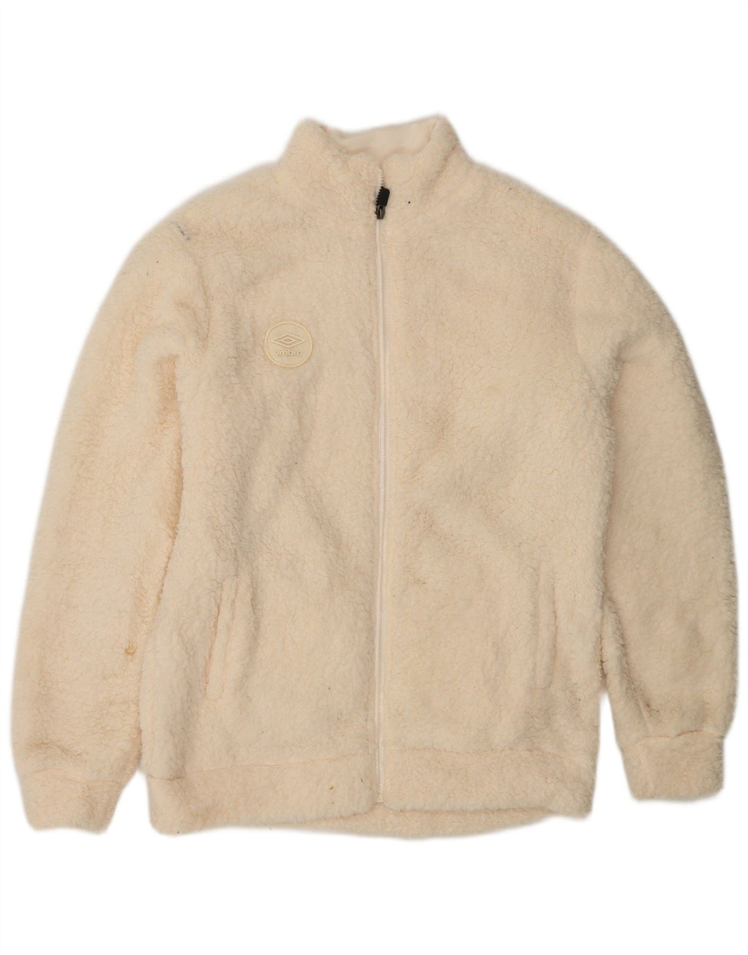 UMBRO Veste Polaire Femme UK 18 XL Blanc Cassé Polyester