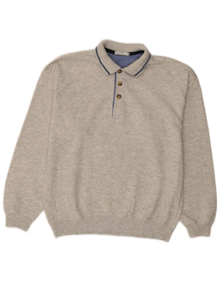 Marks & Spencer Sweat-shirt St. Michael pour homme, petit, gris moucheté