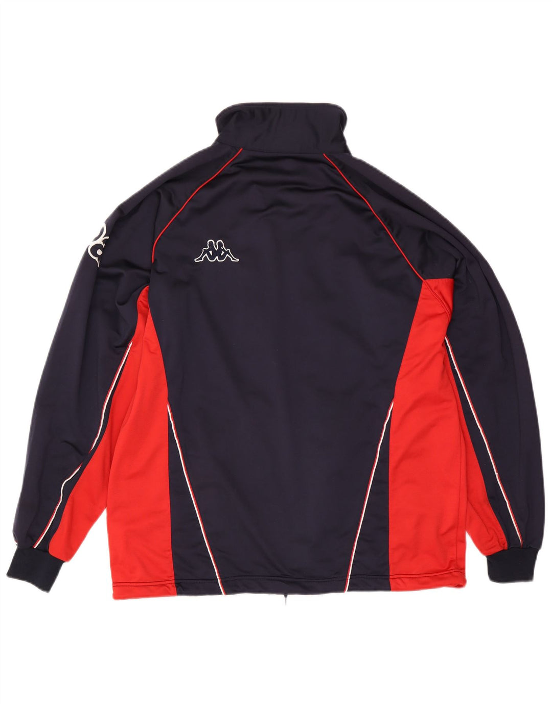 Kappa Veste de Survêtement Graphique Homme Large Bleu Marine Colorblock