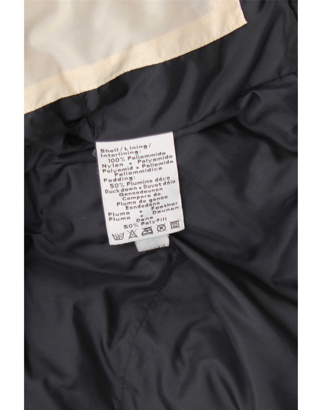 Kappa Veste matelassée pour homme UK 38 Bleu marine moyen Polyamide