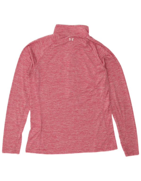 Under Armour Haut de survêtement graphique pour femme UK 14 Large Rose moucheté