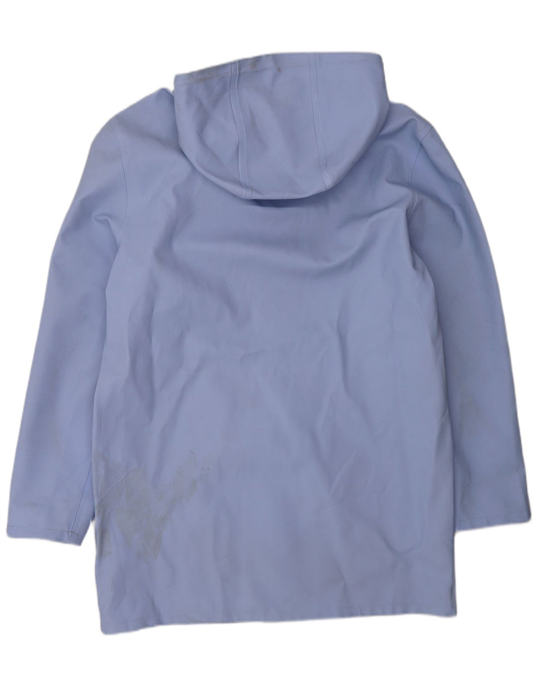 Stutterheim Manteau imperméable à capuche pour homme UK 40 Large Bleu Coton