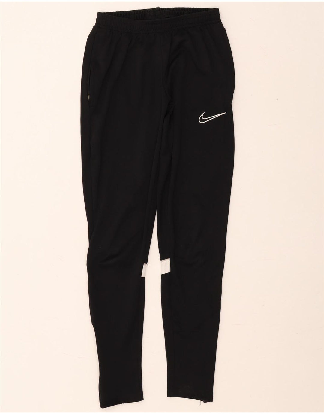 Pantalon de survêtement Nike Dri Fit pour femme UK 6 XS Noir Polyester