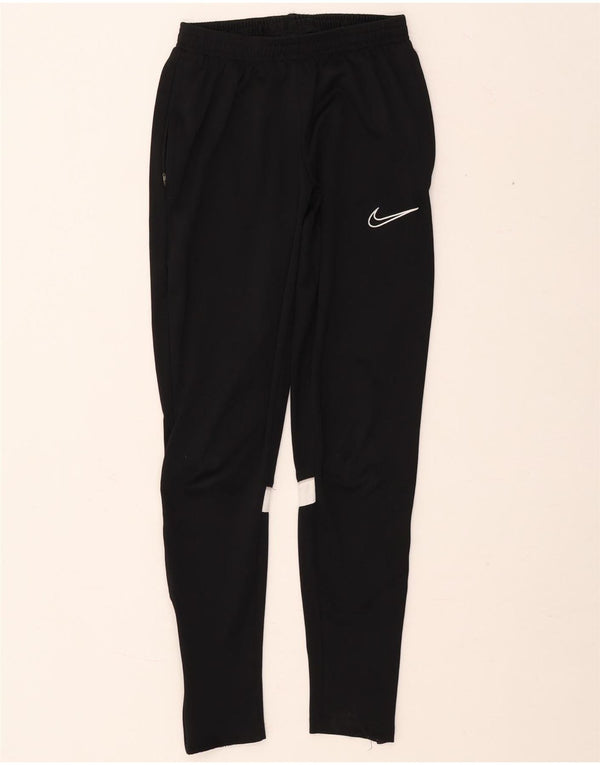 Pantalon de survêtement Nike Dri Fit pour femme UK 6 XS Noir Polyester