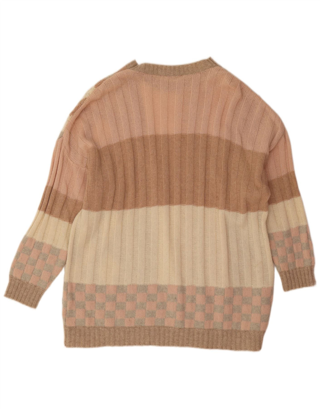 Stefanel Pull col bateau pour homme 2XL Multicolore Géométrique