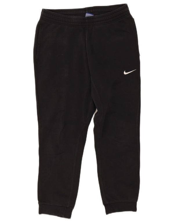 Nike Pantalon de survêtement pour femme en coton noir moyen UK 14
