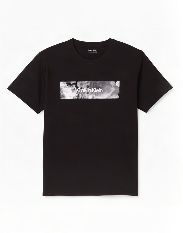 Calvin Klein T-shirt graphique pour homme en coton noir 2XL