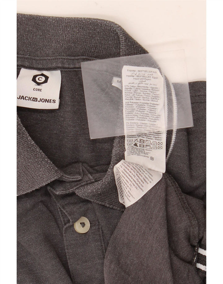 Jack & Jones Polo Homme Gris Moyen Moucheté Coton