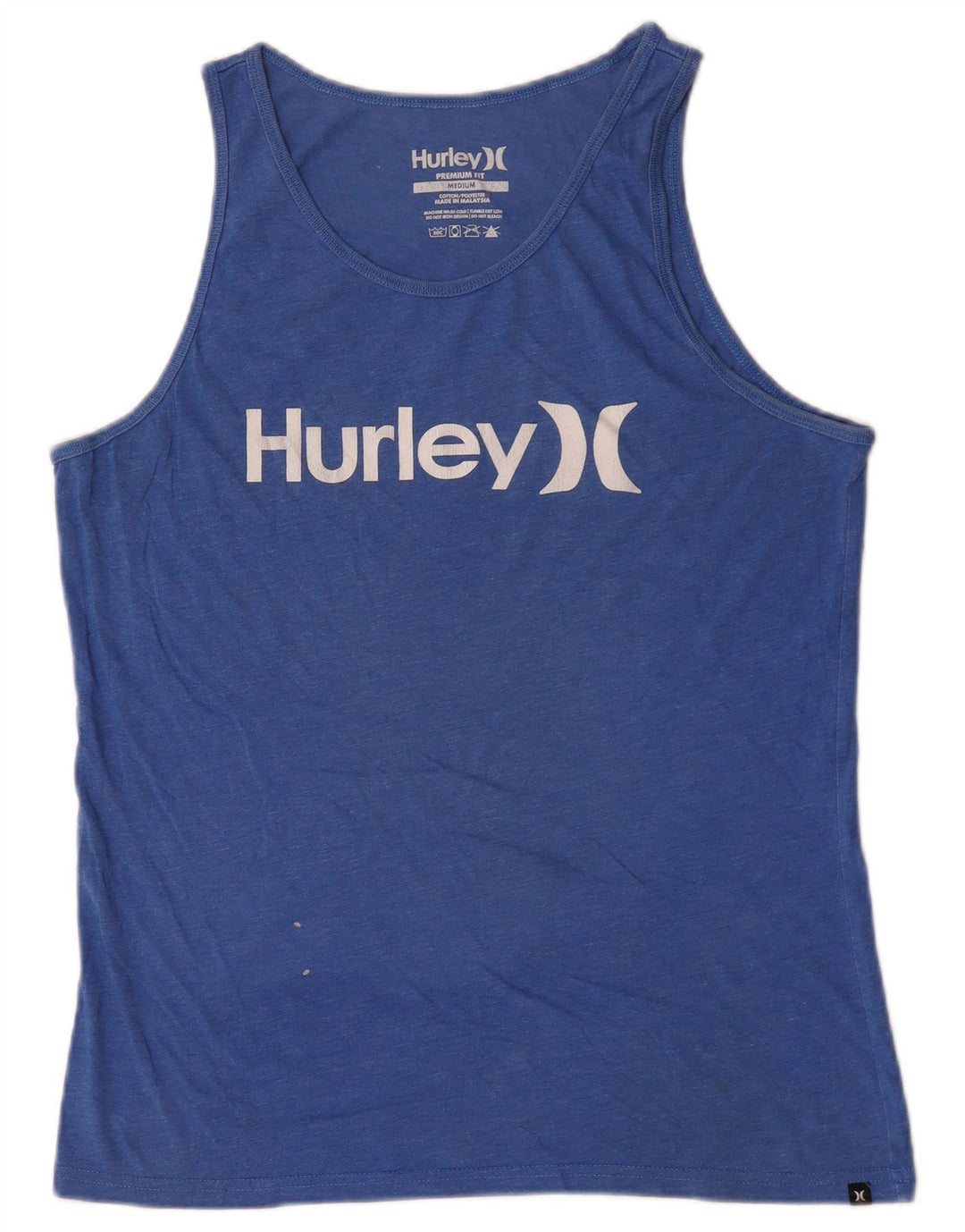 Hurley Débardeur Premium Fit Graphic Homme Bleu Moyen Coton
