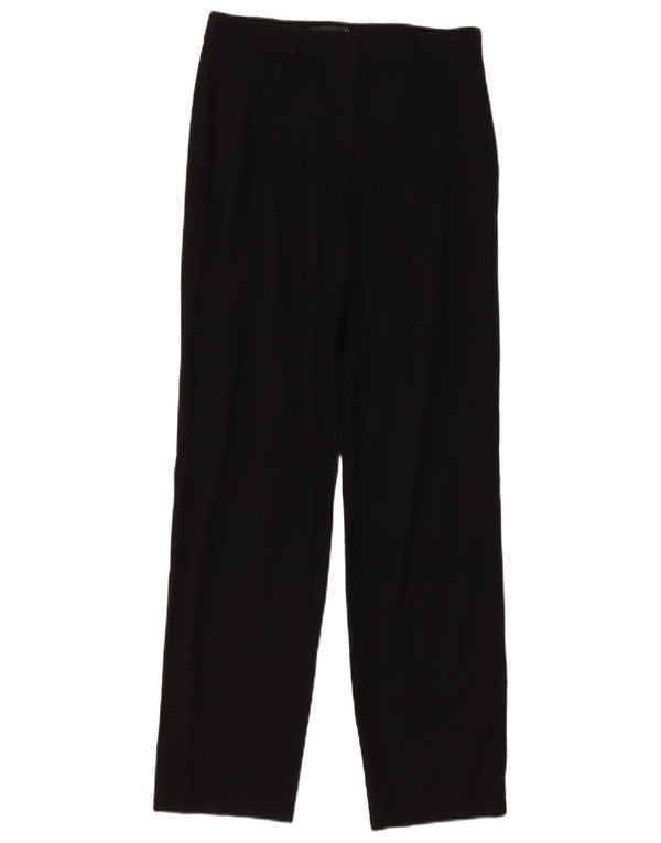 Marks & Spencer Pantalon chino droit pour femme UK 8 Small W28 L28 Noir