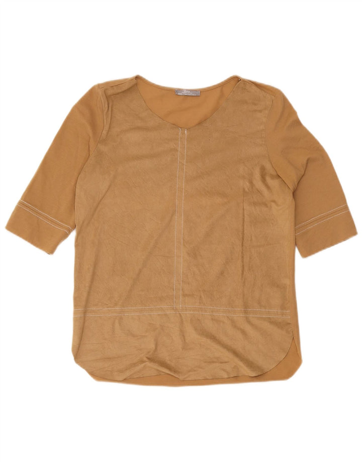 Zara Chemisier Femme UK 10 Petit Marron