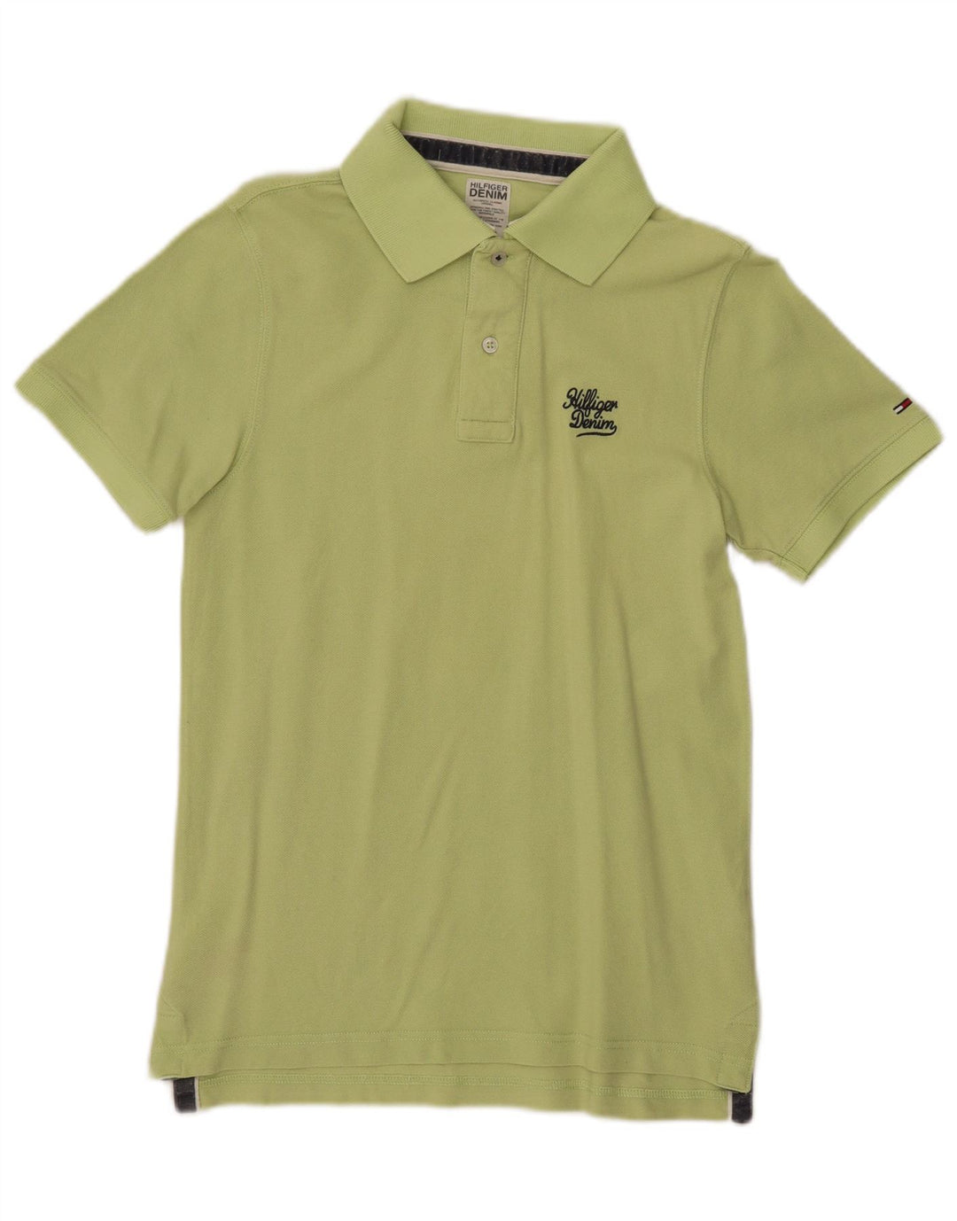 TOMMY HILFIGER Polo Homme Petit Vert Coton