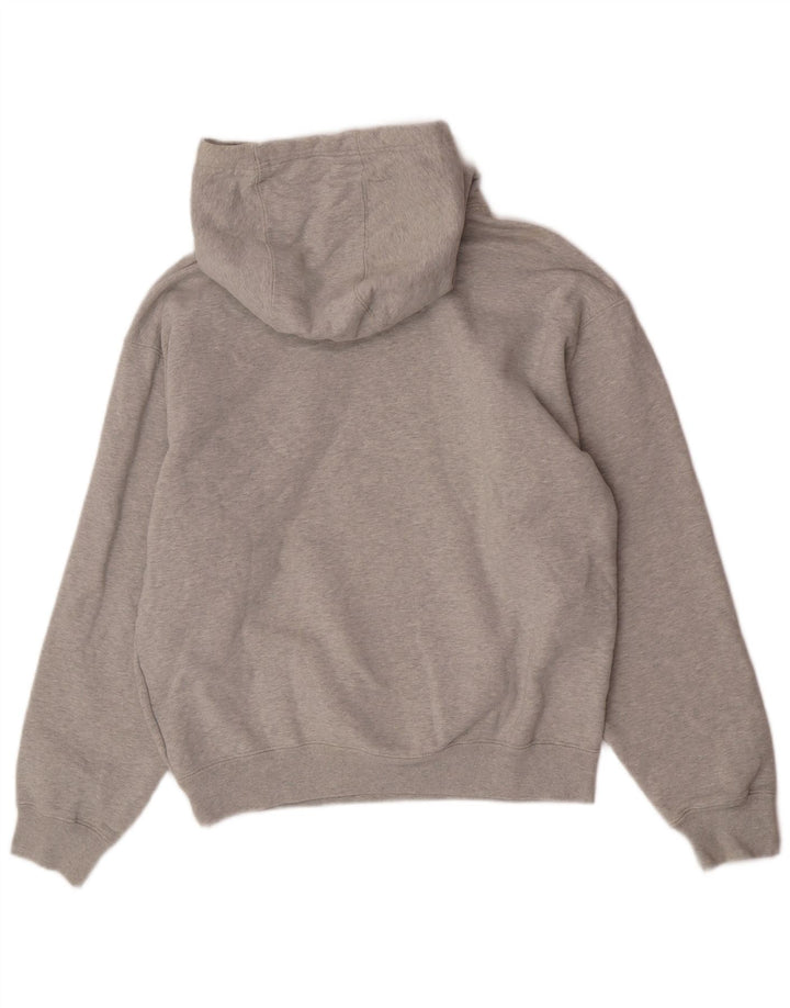 Nike Pull à capuche graphique pour homme Petit coton gris