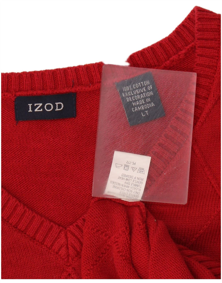 IZOD Débardeur Homme Grand Rouge Coton