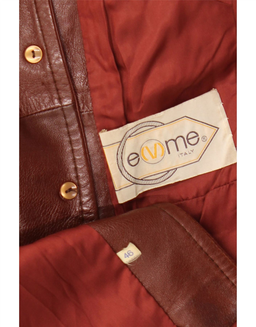 Emme Veste en cuir pour femme IT 46 Large Marron