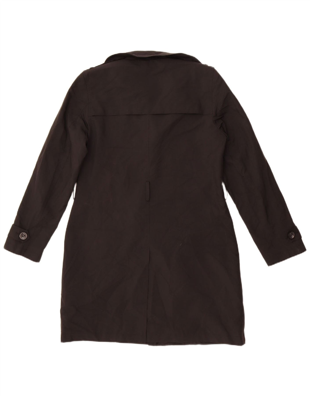 Marks & Spencer Trench-Coat Femme UK 12 Moyen Noir Polyester